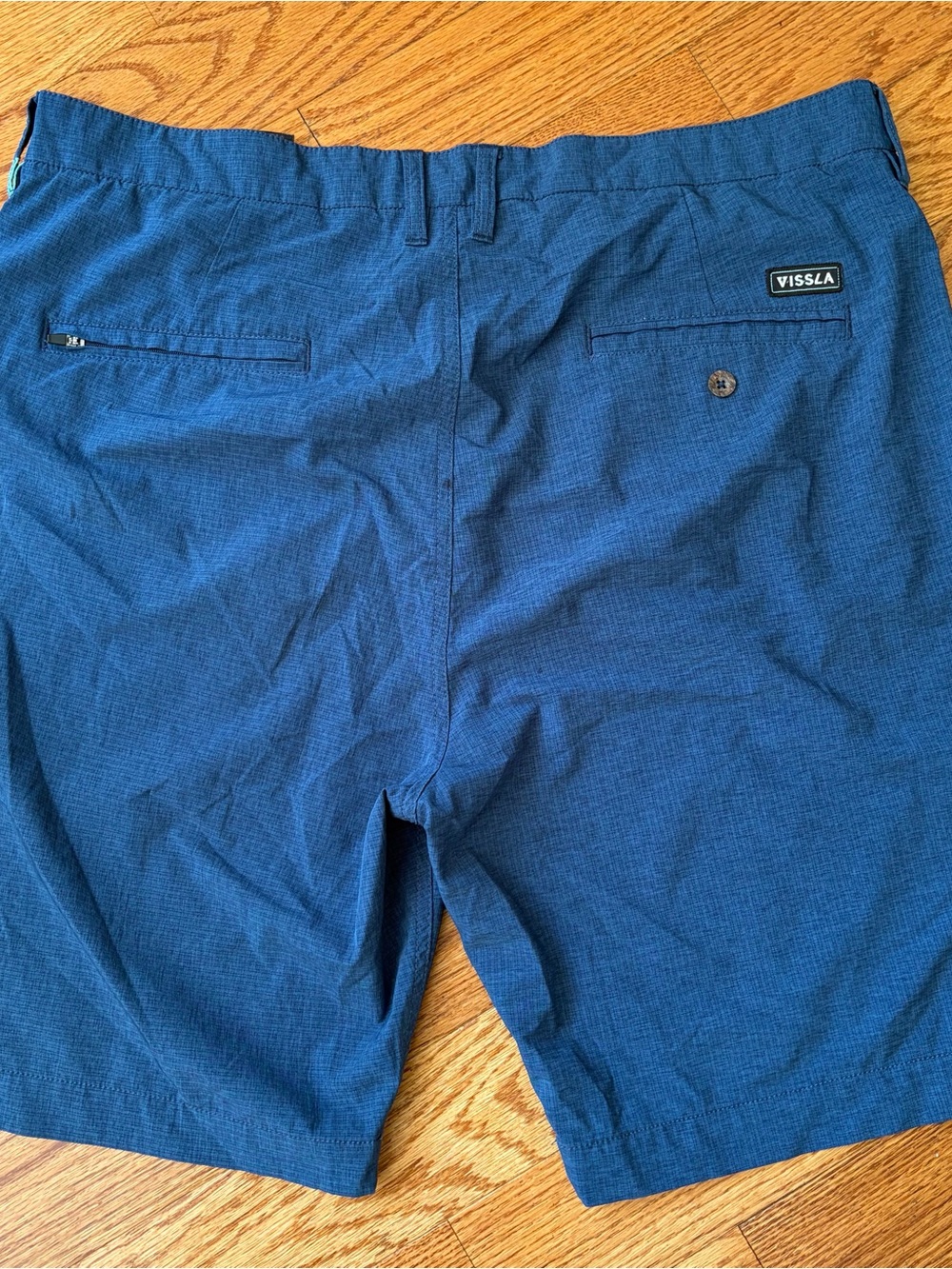 Vissla Shorts Mens 38 Blue Hybrid Boardshorts Swim Surf Lightweight Pockets - Picture 2 of 11